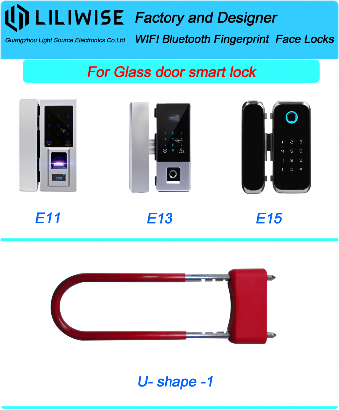 Van het Slotwifi Bluetooth APP van de Smart Glassdeur de Toegangs Elektronische Biometrische Vingerafdruk 1