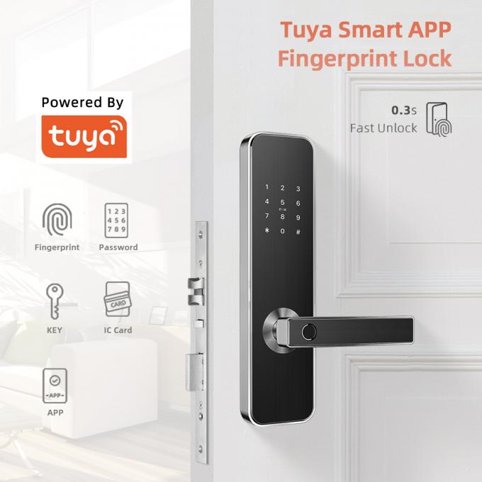 Intelligente Bluetooth-het Systeemcontroles van Tuya App van het Deurslot voor Huisgebruik 0
