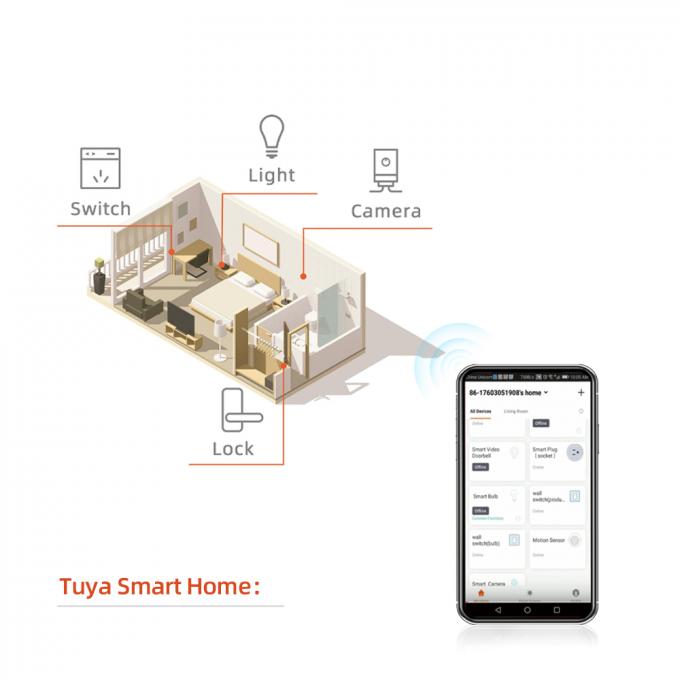 Intelligente Bluetooth-het Systeemcontroles van Tuya App van het Deurslot voor Huisgebruik 1