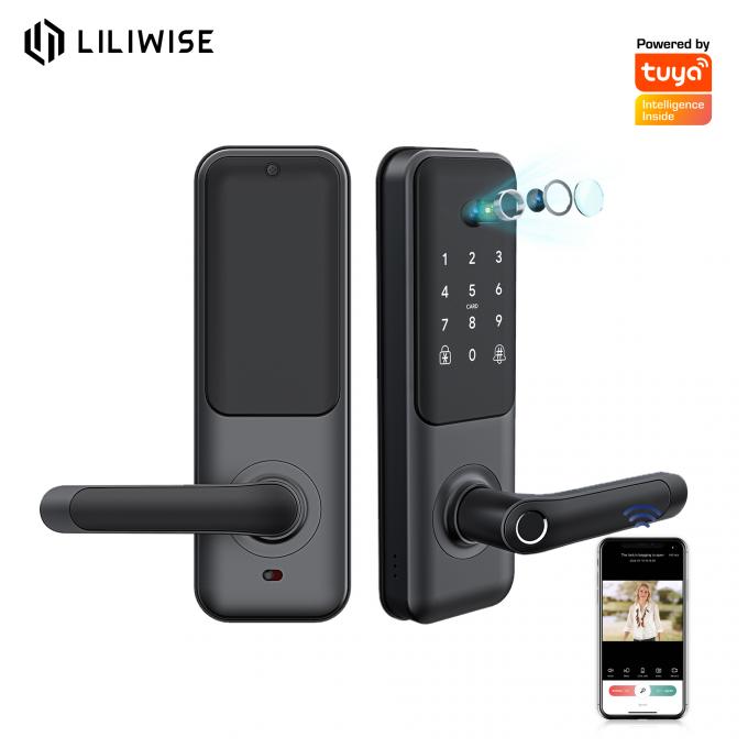 Tuya WiFi BLE Smart Door Lock met vingerafdruk en toetsenbord 2
