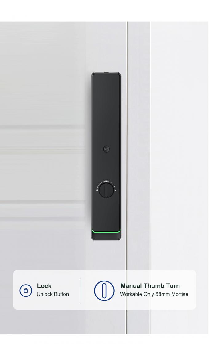 Liliwise Volledig Automatisch Luxe Elektronisch Smart Entry Door Locks Wifi Ble Fingerprint Tuya TTlock Smart Door Lock met Camera 14