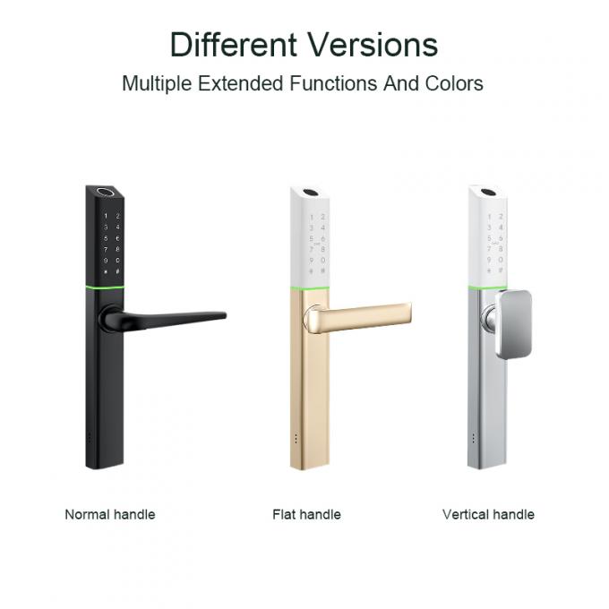 Liliwise European Ultra-Slim Wifi Electronic Rfid Door Lock Narrow Aluminium Tuya Smart Lock Mortise Slim Smart Door Lock 2