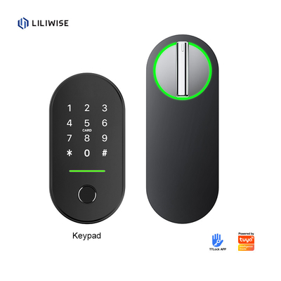 Liliwise Hot Selling Lock Smart Home Indoor Tuya Ttlock Security Digitaal slot Wifi Smart Lock Met Sleutelloos