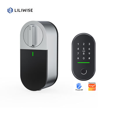 Liliwise OEM ODM Retrofit Slimme Slot Digitale Deurslot Elektronisch Gemotoriseerd Slim Deurslot Past op EU Profielcilinders