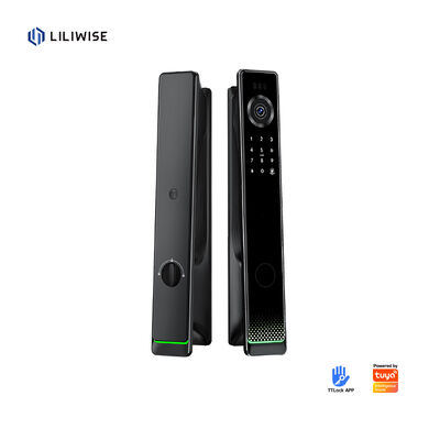 Liliwise Waterproof Fingerprint Smart Lock Ttlock Tuya Gezichtsherkenning Wifi 3D Smart Door Lock Met Camera Wifi
