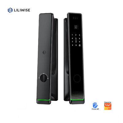 Liliwise Tuya Huisbeveiliging Voordeur slot Buiten digitale vingerafdruk Waterdicht Beveiliging Gezichtsherkenning Smart Lock