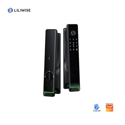 Liliwise Tuya Ttlock Automatic Biometric Lock Rfid Card Wifi App Ble Fingerprint Smart Door Lock Met Camera