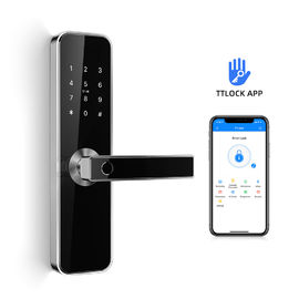 Het intelligente Zaal van de de Veiligheidsvingerafdruk van Deursloten Slot van Bluetooth TTLock APP Draadloze Digitale Slimme